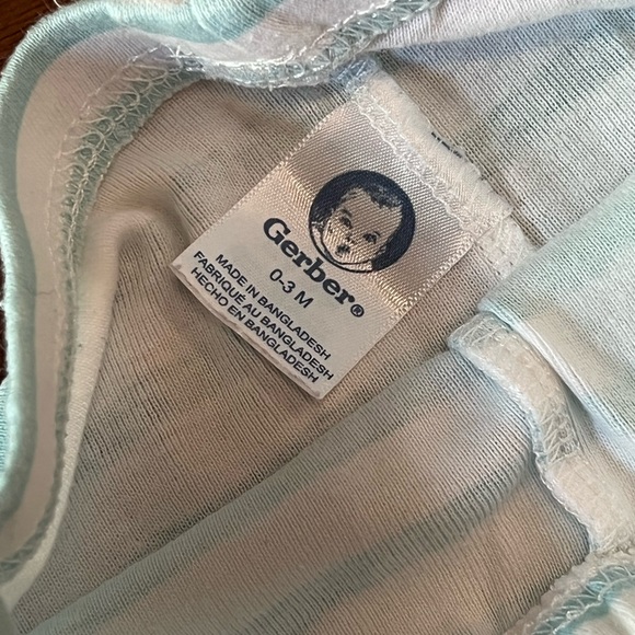 Two pairs of footed baby pants, size 0-3 months - Picture 5 of 7